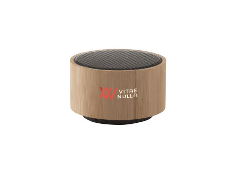 Wave Bambus Wireless Speaker kabelloser Lautsprecher Werbeartikel