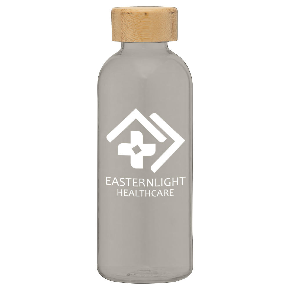 Product image Strom - 650 ml rPET Trinkflasche mit Bambus-Deckel Werbeartikel