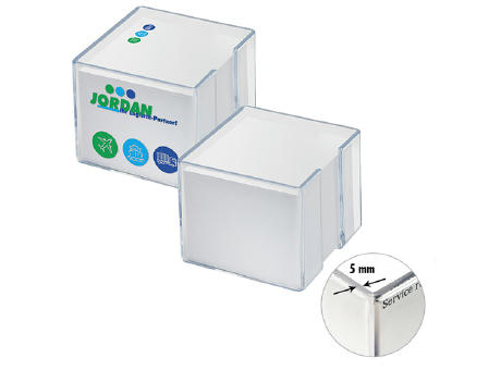 Zettelbox, dickwandig "Omikron" bedrucken