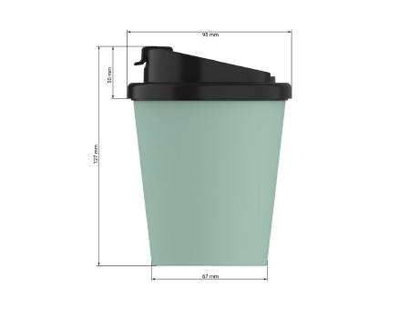 Bio-Kaffeebecher "Premium Deluxe" small bedrucken