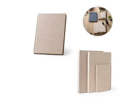 TEAPAD RIGID. Notizbuch A5 mit Hardcover aus Teeblattverwertung (65%) bedrucken