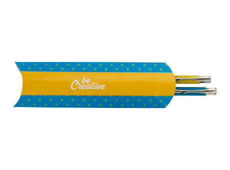 Kissenschachtel für Stifte CreaBox Pillow Pen bedrucken