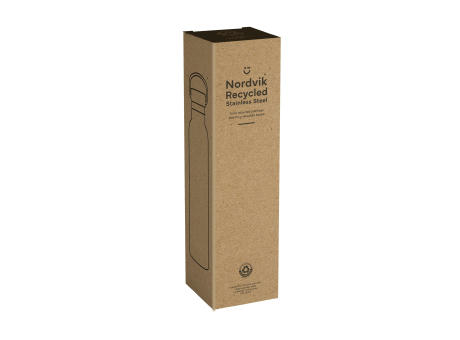 Nordvik RCS Recycled Steel 750 ml Trinkflasche Werbeartikel