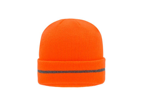 Product image Reflective Beanie - Klassische Strickmütze mit einem reflektierenden Streifen im Umschlag (ohne Schutzfunktion/keine PSA) Werbeartikel