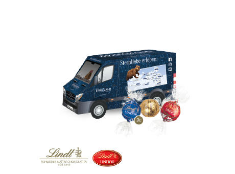 Product image 3D Präsent "Transporter" mit Lindor Pralinés Werbeartikel