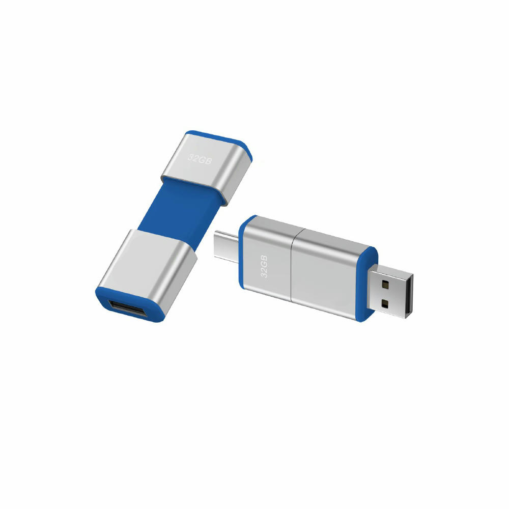 Product image Modell OTG F49 Typ C USB 3.0 Flash Disk 16 GB Blau Werbeartikel