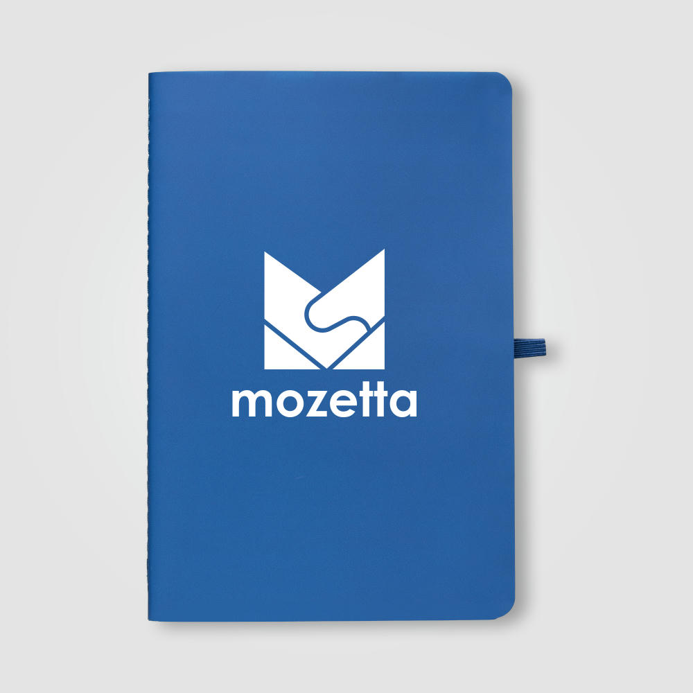 Monolith Notizbuch mit liniertem Steinpapier und Soft-Touch-Oberfläche - A5 Werbeartikel
