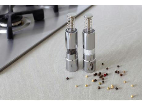 Salz-und Pfeffermühle aus Metall Annalena Werbeartikel