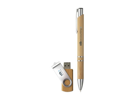 Bamboo Connect Giftset 8 GB bedrucken