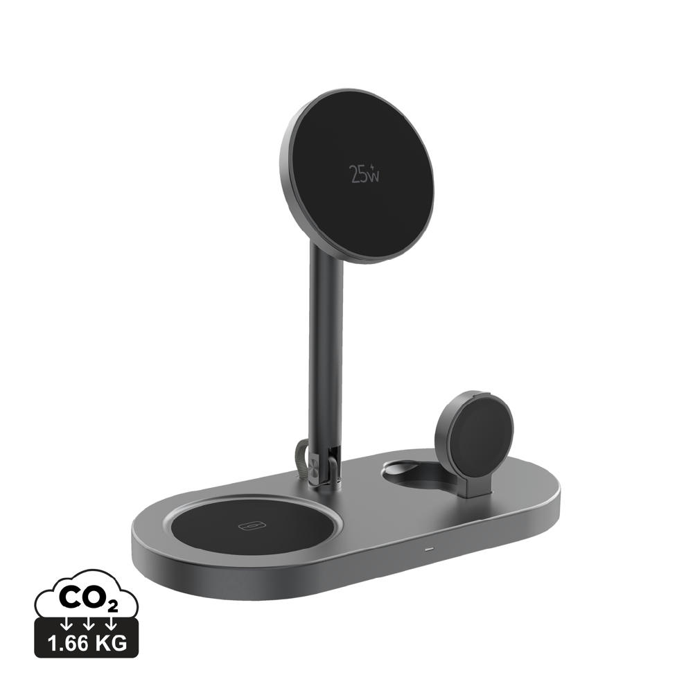 Quantum Ultra-Fast RCS 25W magnetischer Desk-Charger Werbeartikel