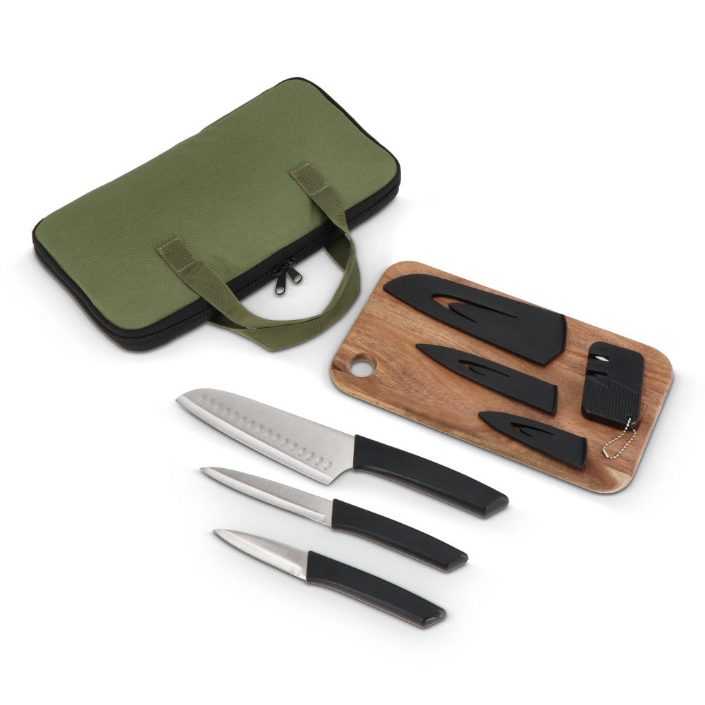 InSideOut 6-teiliges Messerset Chef on the Go  Werbeartikel