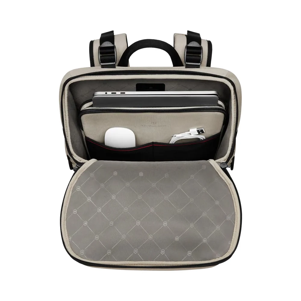 Victorinox Altmont Modern Commuter Backpack Weiß mit Laptop im Hauptfach – Werbegeschenk für Pendler