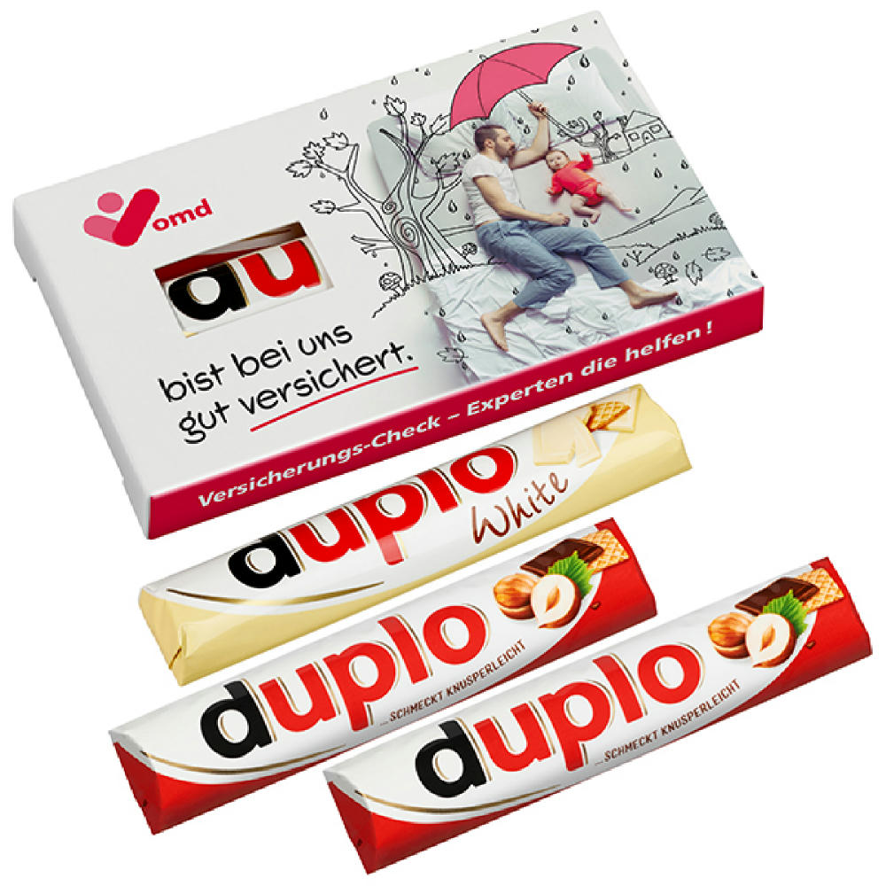 Product image 3er Duplo-Pack (2 Duplo klassisch und 1 Duplo weiß) Werbeartikel