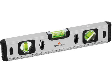 Aluminium-Wasserwaage "Profi Level 300 grau" Werbeartikel