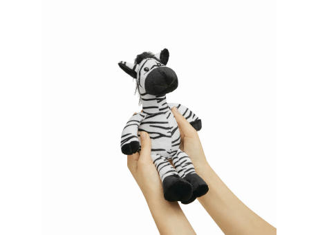 LORENZO - Plüsch-Zebra Werbeartikel