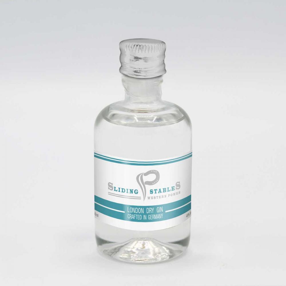 Premium London Dry Gin 50 ml | individuelles 4c-Label Werbeartikel