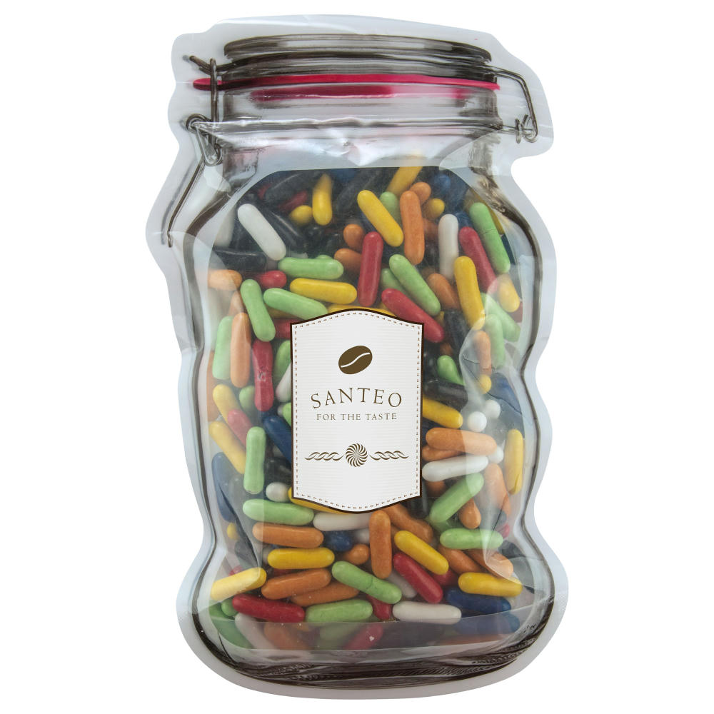 Product image Briefkasten-"Weckglas" maxi mit Süßigkeiten Werbeartikel