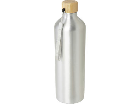 Malpeza 1L RCS-zertifizierte Wasserflasche aus recyceltem Aluminium  Werbeartikel