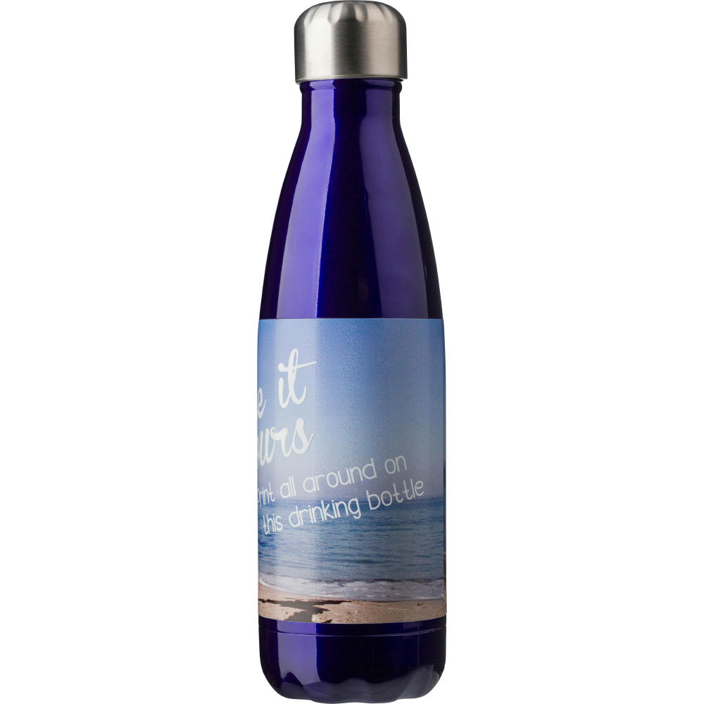 Doppelwandige Trinkflasche aus Edelstahl Lombok Werbeartikel