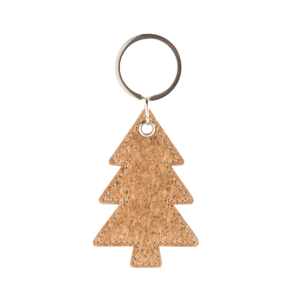 Schlüsselanhänger Weihnachtsbaum Korkki Werbeartikel