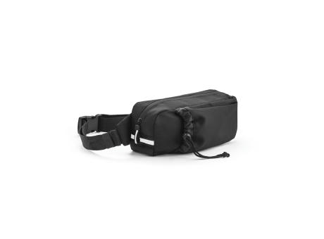 DELFOS POUCH. Gürteltasche aus 300D recyceltem Polyester und 600D recyceltem Polyester mit reflektierenden Elementen bedrucken