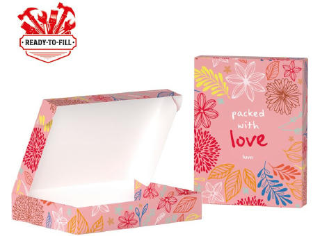 Klappschachtel Individuelle Befüllung bedrucken
