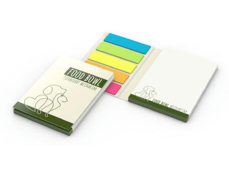 Product image Haftnotiz-Set Bern Naturkarton Recycling Werbeartikel