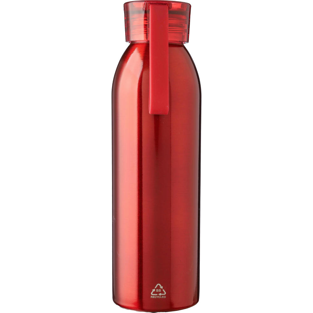 Einwandige Edelstahl-Trinkflasche 650 ml Cindy Werbeartikel