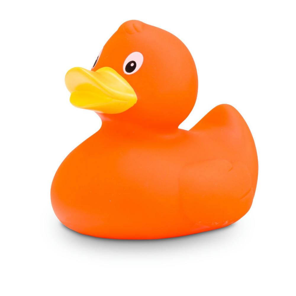 Product image Werbeente Clementine, ca. 8 cm Werbeartikel