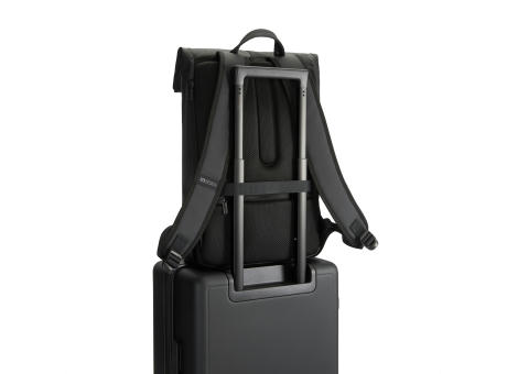 Urban wasserabweisender Flap-Top Rucksack bedrucken