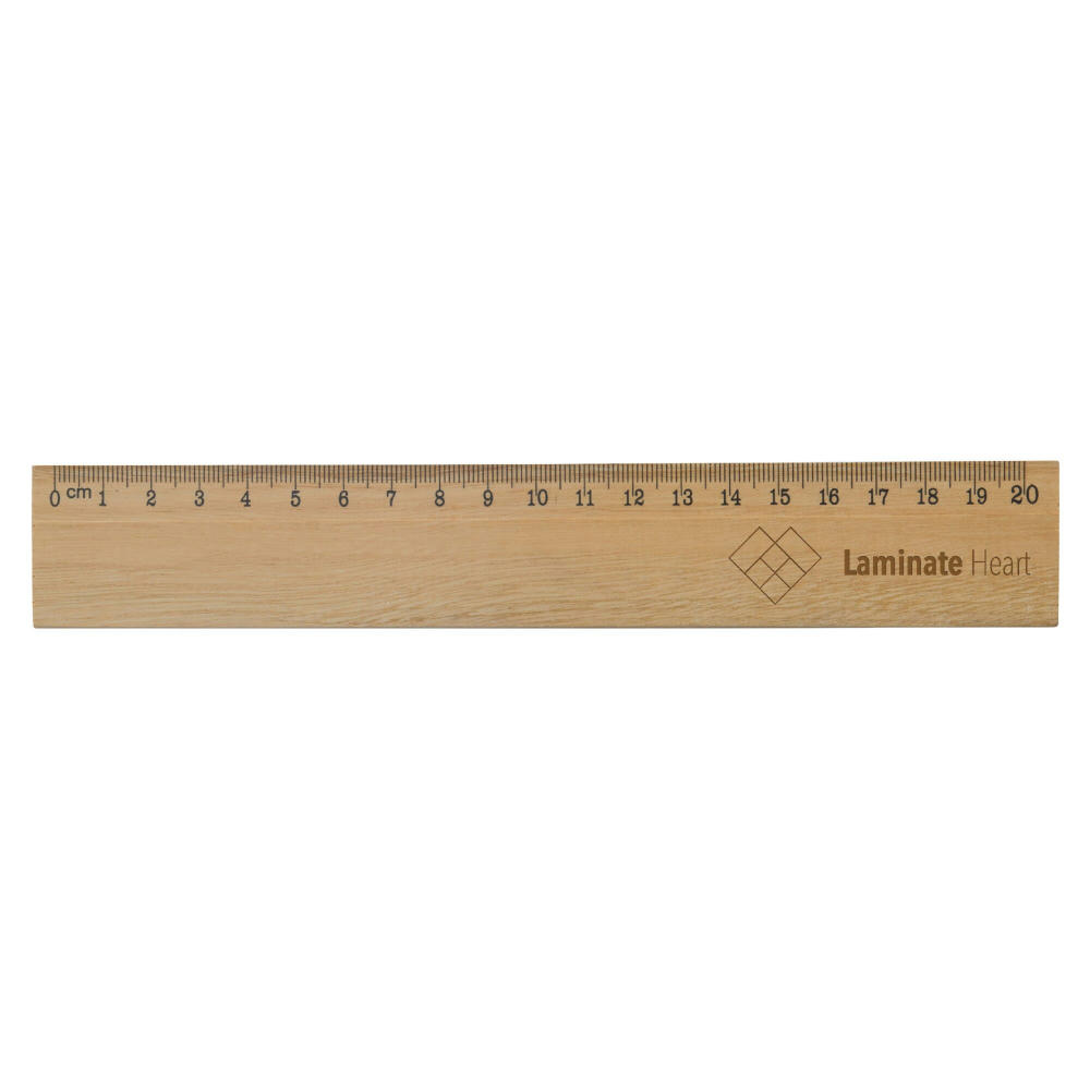 Holzlineal 20cm Werbeartikel