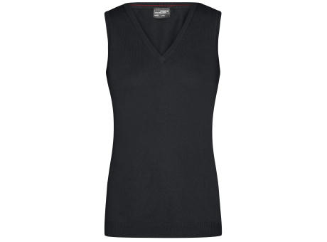 Product image Ladies' V-Neck Pullunder - Klassischer Baumwoll-Pullunder Werbeartikel