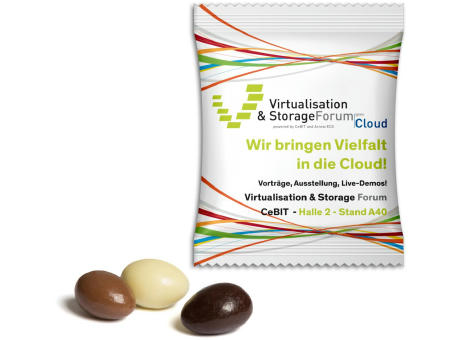 12 g - Mandelmischung - Standard-Folie transparent - 4c Euroskala