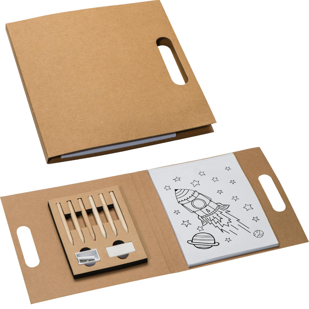 Product image Malbuch in recyceltem Einband Werbeartikel