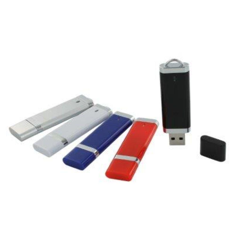 USB-Stick C10 USB 2.0 Flash Disk   1 GB Schwarz matt (gummiert) Werbeartikel