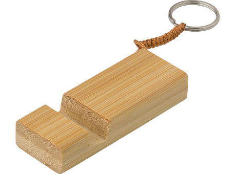 Schlüsselanhänger aus Bambus Kian Werbeartikel