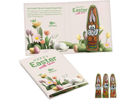 Product image Süßes Briefchen mit MINI-Schoki-Osterhäschen „Standard“ Werbeartikel