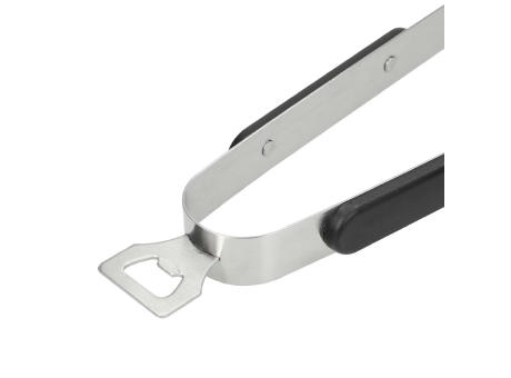 Grillzange "Opener" mit Kapselheber, 35 cm Werbeartikel