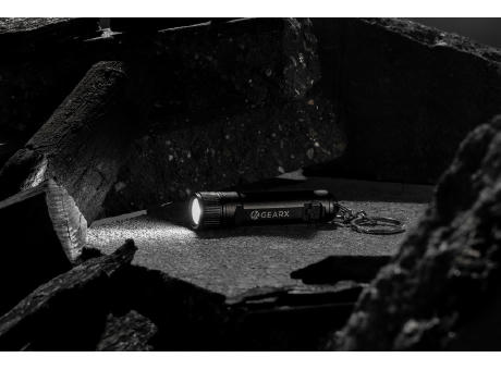 Gear X wiederaufladbare ultrahelle Key-Chain Taschenlampe Werbeartikel