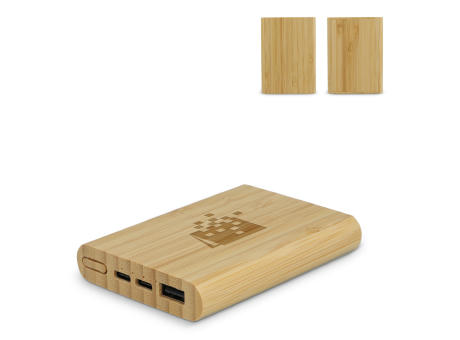 Powerbank Bamboo 5000 mAh bedrucken