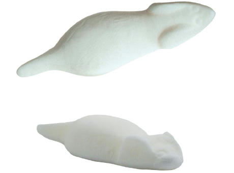 HARIBO Weiße Maus Werbetüte,   1 Stück, Inhalt: HARIBO weiße Maus Werbeartikel