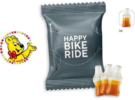 Product image HARIBO Happy Cola Werbetüte, 3 Stück, Inhalt: HARIBO Happy Cola Werbeartikel
