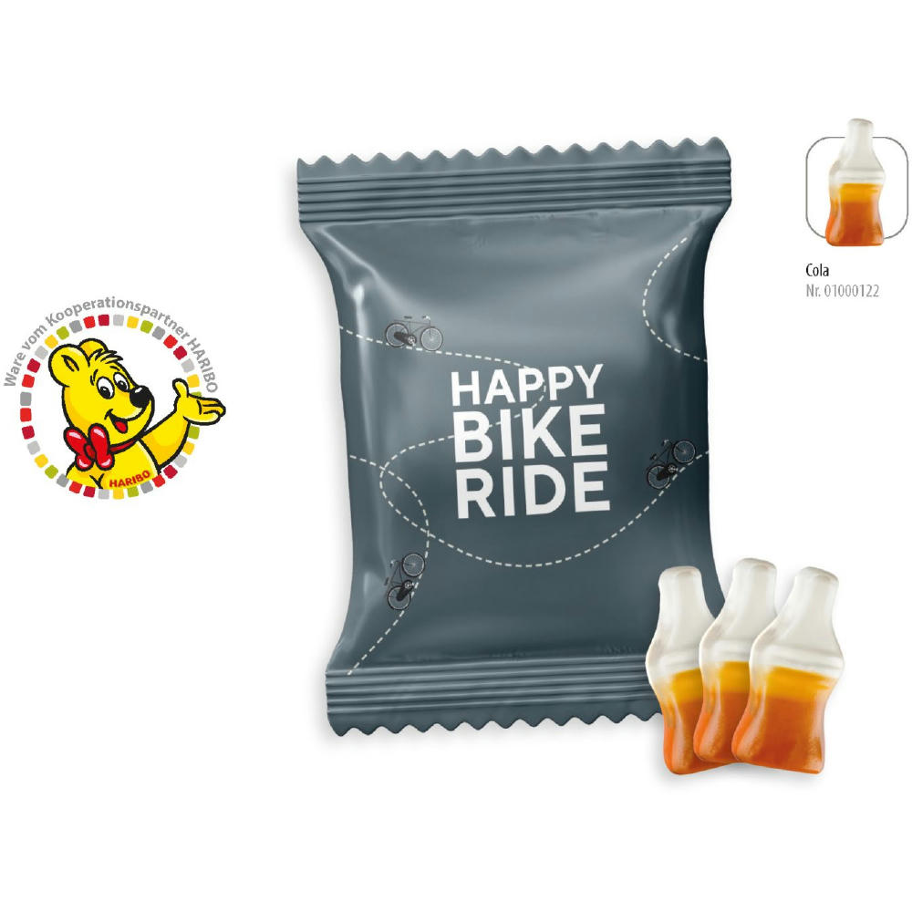 Product image HARIBO Happy Cola Werbetüte, 3 Stück, Inhalt: HARIBO Happy Cola Werbeartikel