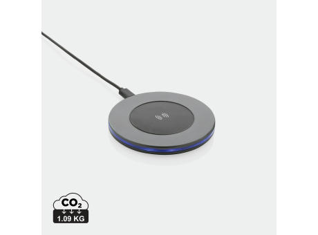 Product image Terra 10W Wireless Charger aus RCS recyceltem Aluminium Werbeartikel