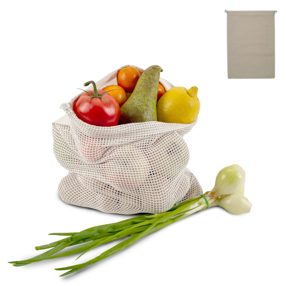Product image Wiederverwendbare Lebensmitteltasche OEKO-TEX® Baumwolle 30x40cm Werbeartikel