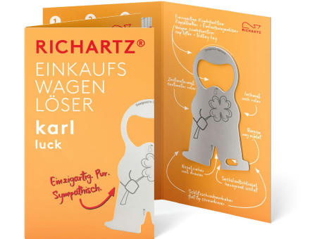 RICHARTZ® EINKAUFSWAGENLÖSER karl luck Werbeartikel