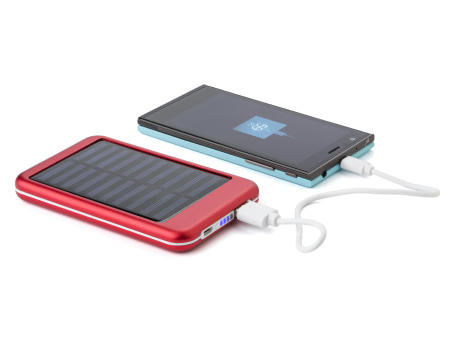 Product image Aluminium Solar Powerbank Drew bedrucken
