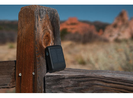 Skywave Solar-Kopfhörer aus RCS recyceltem Kunststoff Werbeartikel