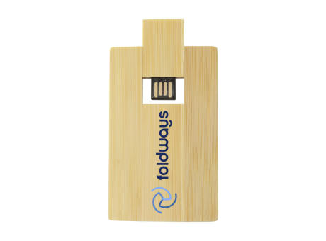 CreditCard USB Bamboo 32 GB bedrucken