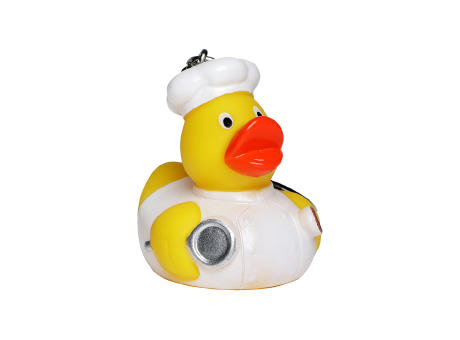 Schlüsselanhänger Ente Koch bedrucken